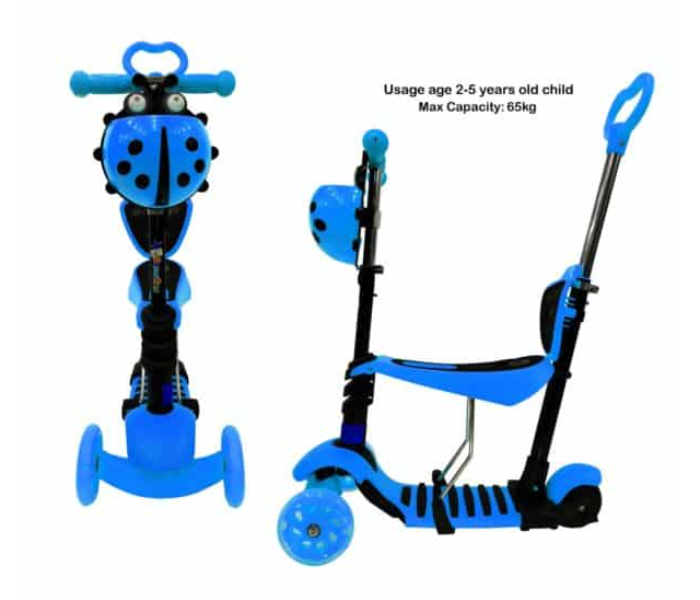 306 Colorful 3 Wheel Toddler Scooter for Kids - Blue and Black - Zoom Image