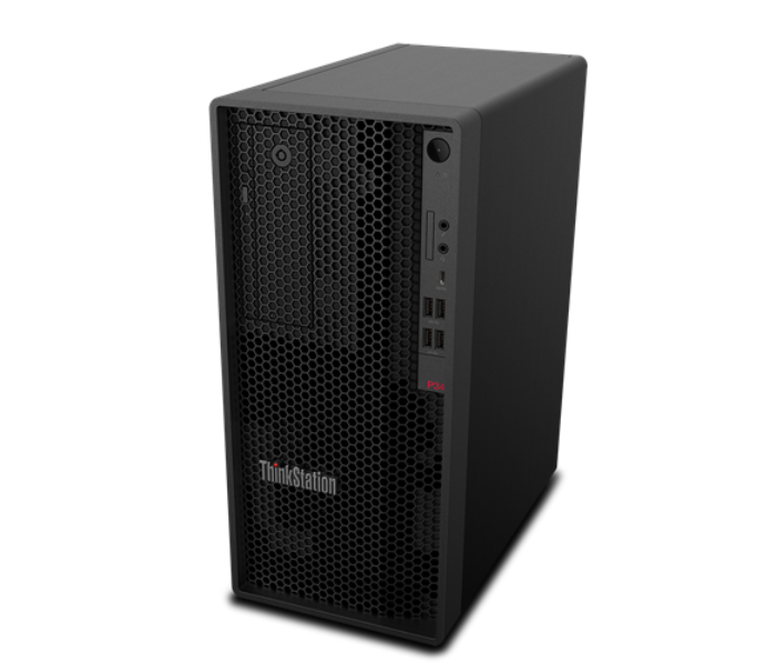 Lenovo 30DH00GGAX Think Station P340 TWR Intel Core i7 10700 Processor 8GB DDR4 RAM 512GB SSD Intel UHD Graphics 630 Windows 10 Professional 64 - Black - Zoom Image 4