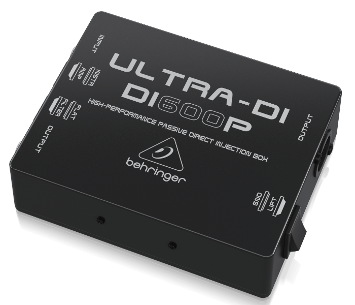 Behringer Ultra-DI DI600P Professional High-Performance Passive DI-Box - Black - Zoom Image 3