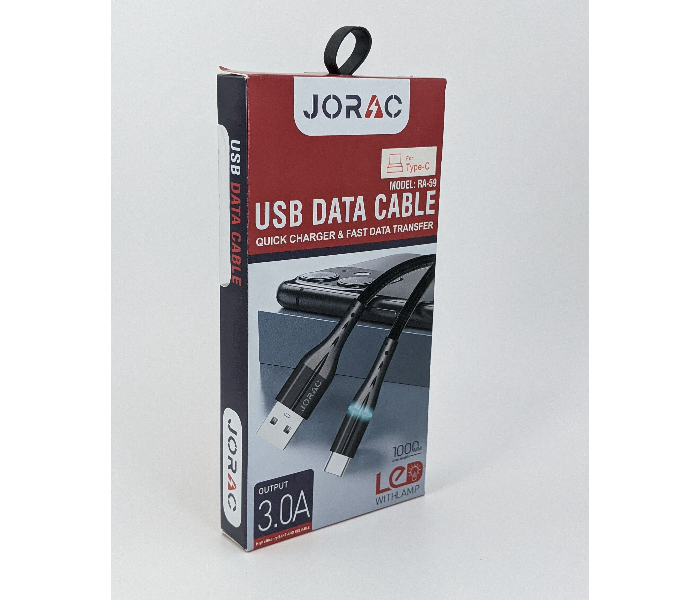 Jorac RA-59 iPhone Fast and Quick USB Cable - Black - Zoom Image 3