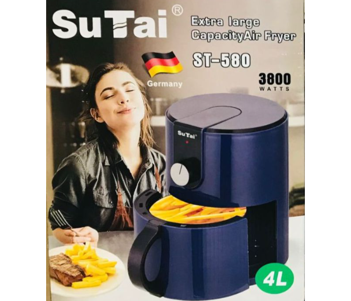 Generic ST-580 3800 Watts Su Tai Extra Large Capacity Air fryer - Black - Zoom Image 1