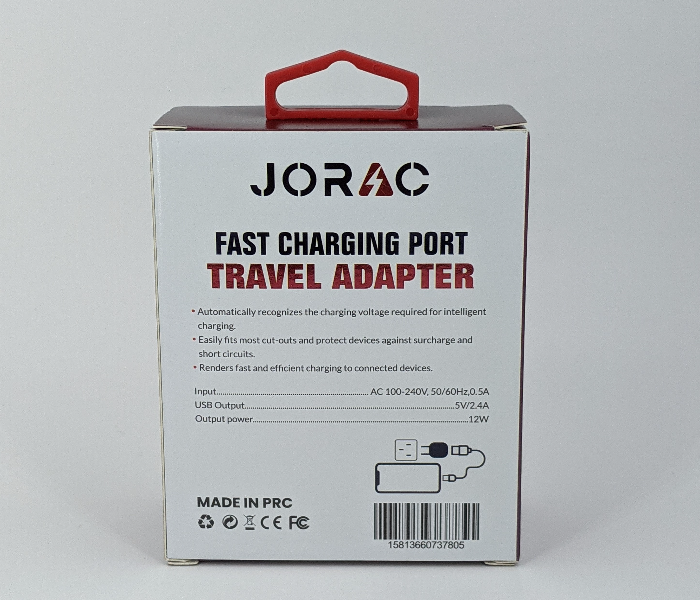 Jorac UW33 Fast Charging Travel Adaptor - White - Zoom Image 3