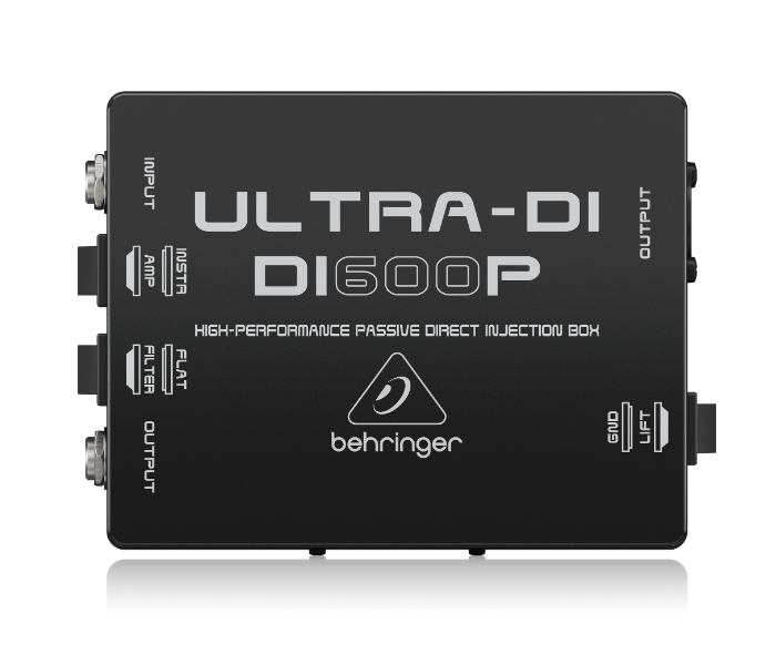 Behringer Ultra-DI DI600P Professional High-Performance Passive DI-Box - Black - Zoom Image 1