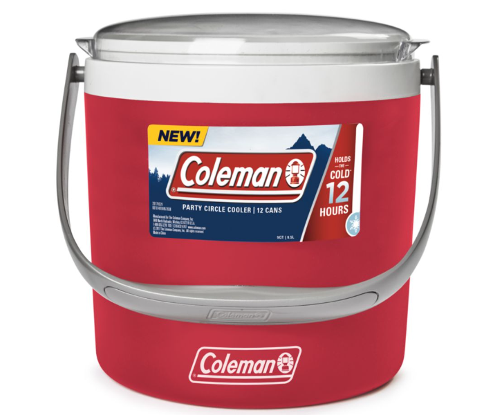 Coleman 2000033055 Party Circle Cooler Box - Red - Zoom Image 1