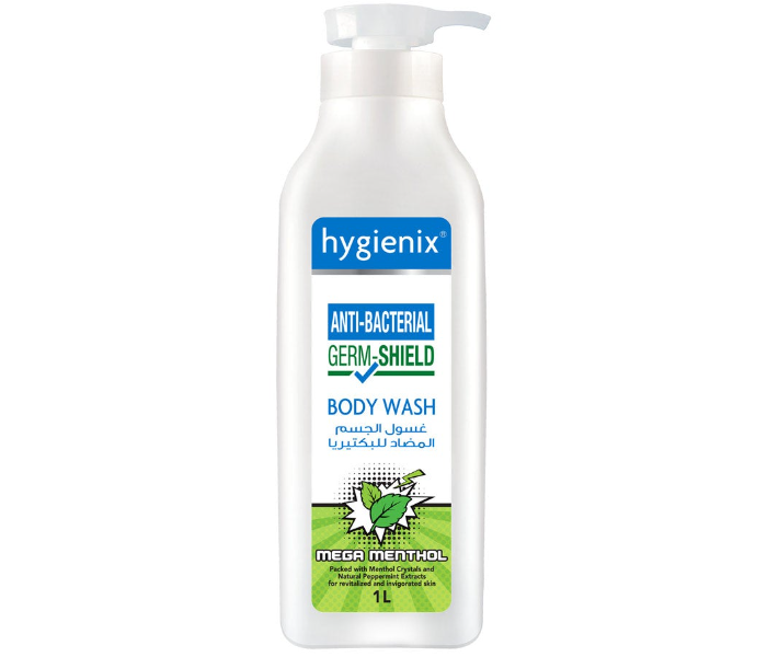 HYGIENIX 1L Cool Protect Body Wash With MEGA Menthol Extracts Safe For Adults And Kids  - Zoom Image