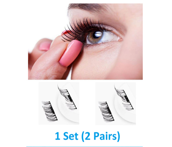 3 Second Beautiful Magnetic Eyelash Accents - Black - Zoom Image 1