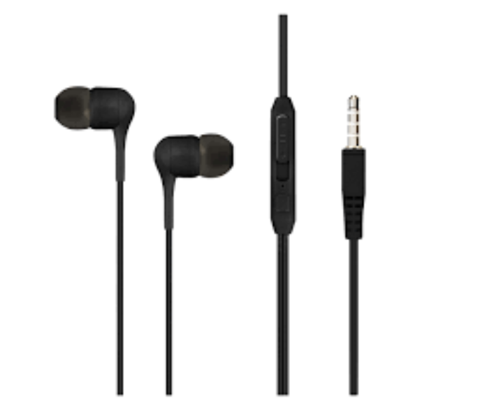 P-EPHCLSCBK Classic Series Wired Stereo Earphone - Black - Zoom Image