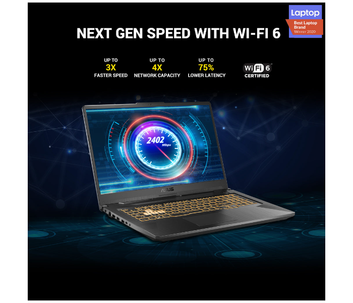 Asus FX706HM-HX004T Tuf Gaming 17.3 Inch FHD Intel Core i7 11800H Processor 16GB RAM 1TB SSD 6GB NVIDIA Geforce RTX 3060 Graphics Windows 10 Home - Grey - Zoom Image 4