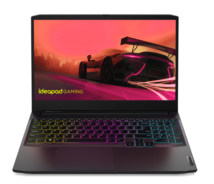 Lenovo 82K2015BAX IdeaPad Gaming 3 15ACH6 15.6 Inch FHD AMD Ryzen 5 5600H 16GB RAM DDR4 512GB SSD 4GB NVIDIA GeForce GTX 1650 GDDR6 Windows 11 Home - Black - Zoom Image 1