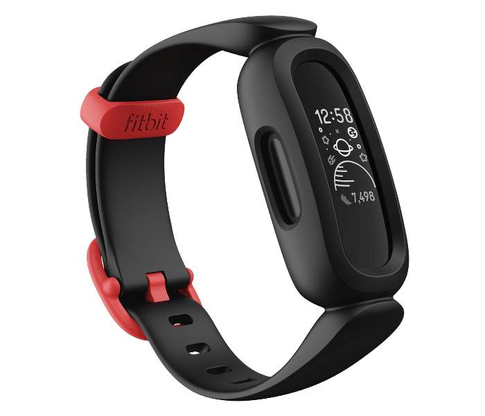 Fitbit Ace 3 Activity Tracker for Kids - Black and Red - Zoom Image 2