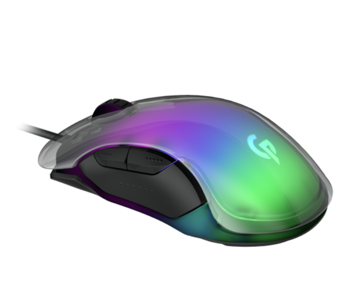 Porodo PDX315-BK RGB Wired Gaming Mouse - Black - Zoom Image 3