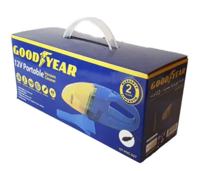 Good Year 60 Watts Portable Vacuum Cleaner - Blue and Yellow - Zoom Image 5