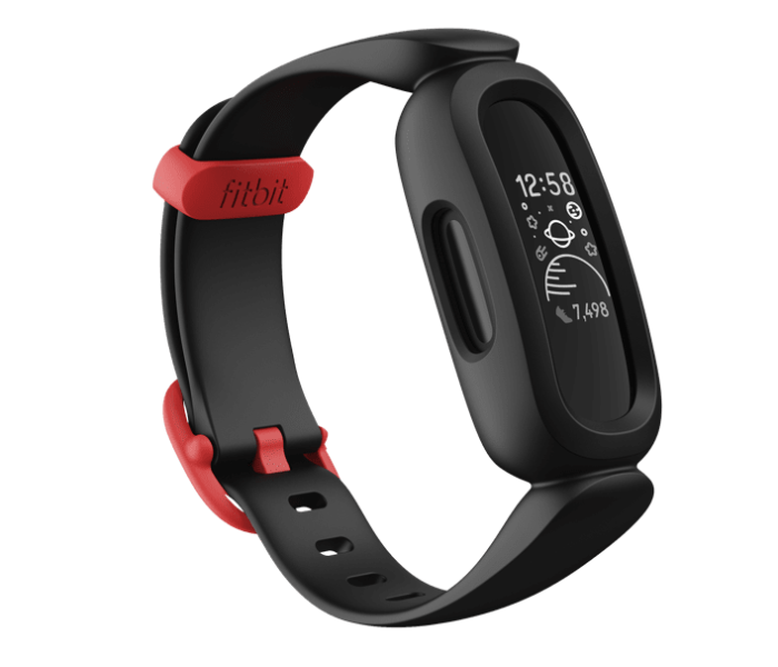 Fitbit Ace 3 Activity Tracker for Kids - Black and Red - Zoom Image 3