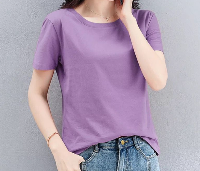 Pack of 3 Womens Casual Top Round Neck T-Shirt - Zoom Image 1