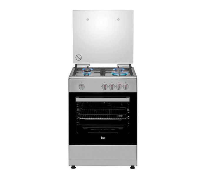 Teka FS 602 4GG SS 60Watts Stainless Steel Free Standing Full Gas Cooking Range - Silver and Black - Zoom Image 1