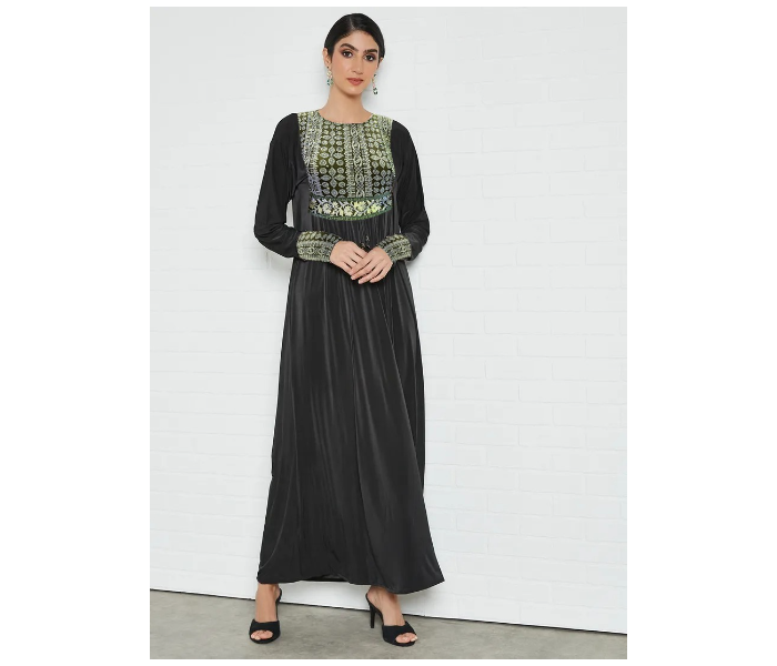 BY03 Casual and Fashionable 50 Sized Abaya for Women - Black - Zoom Image 2