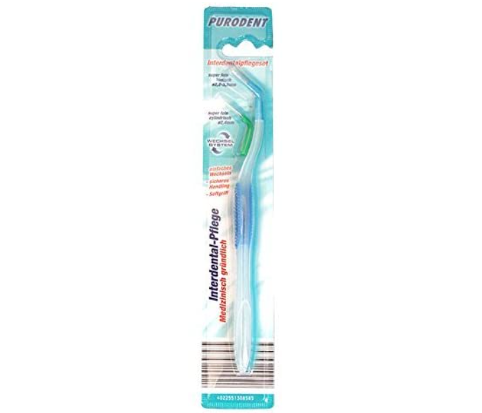 Purodent 51806 Interdental Set With Holder - Blue and White - Zoom Image