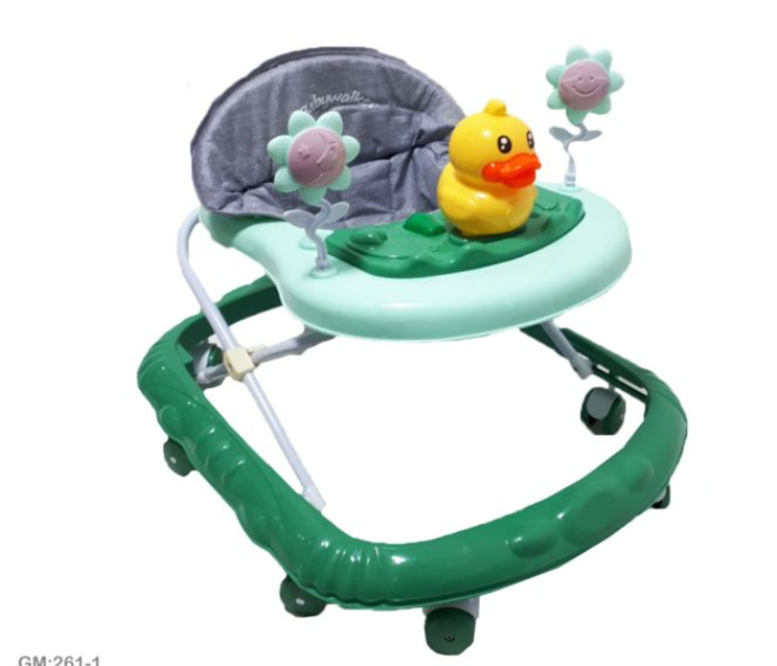 261-1 Animal Baby Walker For Toddlers - Green - Zoom Image