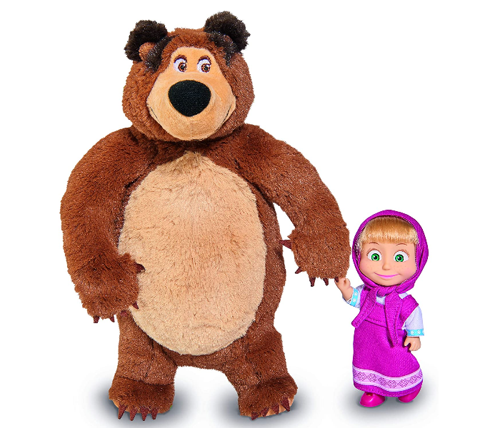 Simba 109301072 Masha Set Plushbear + Doll, small toy - Zoom Image 2