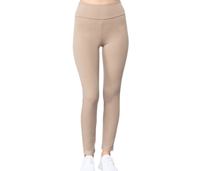 Set Of 4 Leggings For Women - Beige - Zoom Image 5