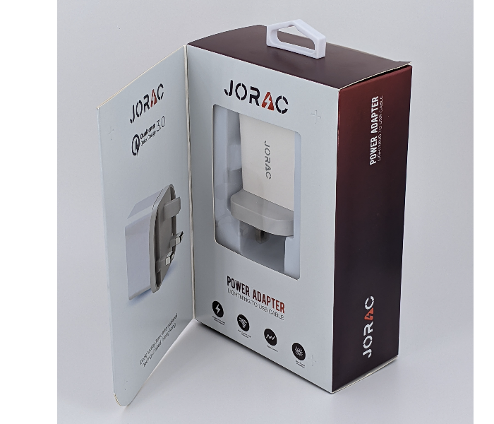 Jorac UW81 18 Watts iphone Power Adaptor - White - Zoom Image 3