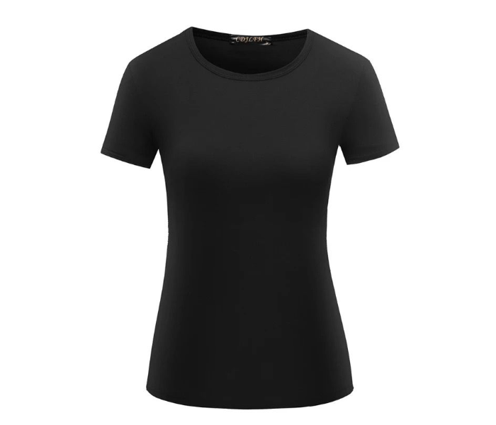 Single Piece Womens Casual Top Round Neck T-Shirt - Zoom Image 8