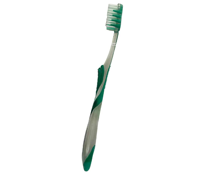 Purodent 50141 Massage Wings Medium Tooth Brush - White and Green - Zoom Image