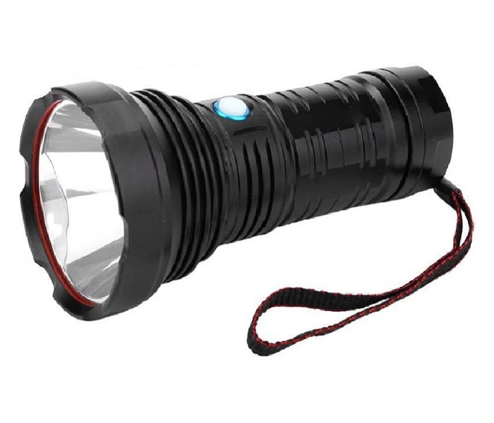 Super Bright 3 Lighting Modes Waterproof LED Flashlight - Black - Zoom Image 2