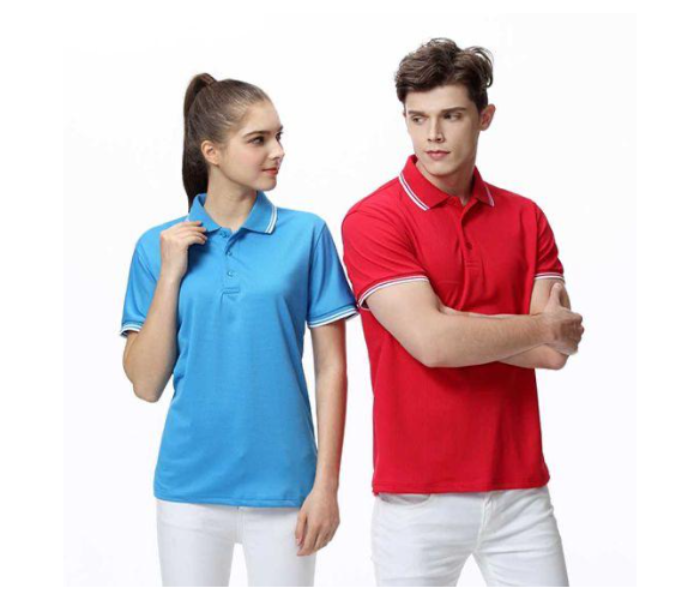 Polo Unisex Classic Cotton Short Sleeve Homme Breathable T-Shirt - Zoom Image 4