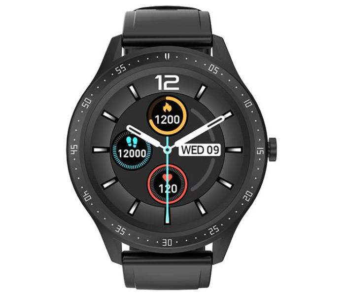 Porodo PD-VORTEX-BK 1.3 Inch Smart Watch - Black - Zoom Image 1