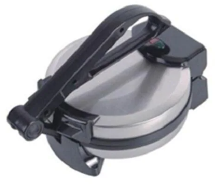 Generic 1500Watts Non-Stick Roti And Tortilla Maker - Silver and Black - Zoom Image