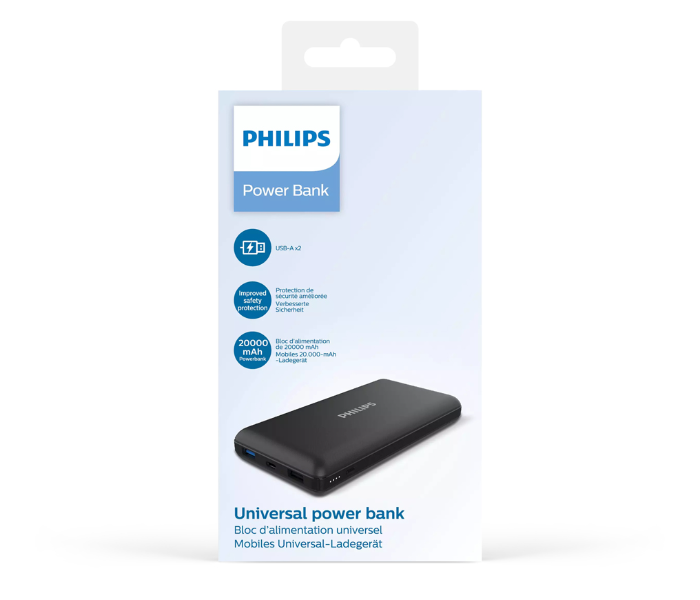 Philips DLP8720N/00 20000MAH Universal Power Bank - Black - Zoom Image 6