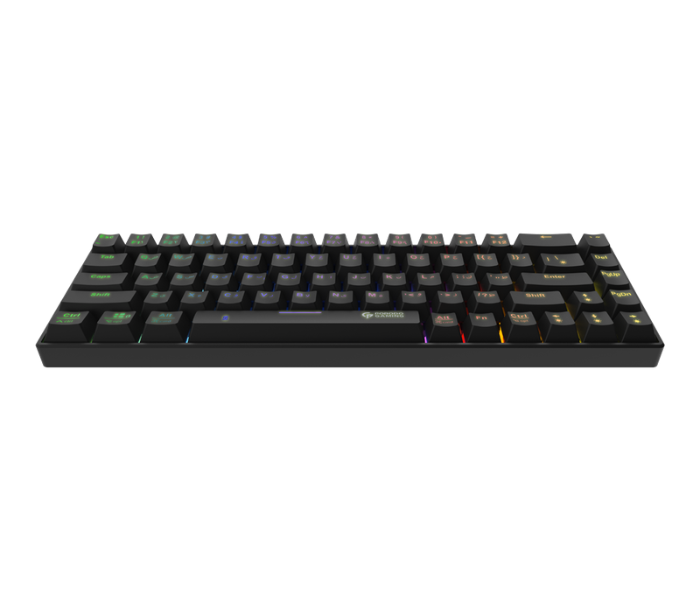 Porodo PDX214-BK 68 Keys Gaming Keyboard with Bluetooth Dual Version - Black - Zoom Image 3