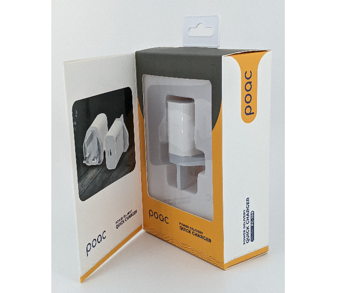 Poac PC-109 PD 20 Watts Quick Charger - White - Zoom Image 3