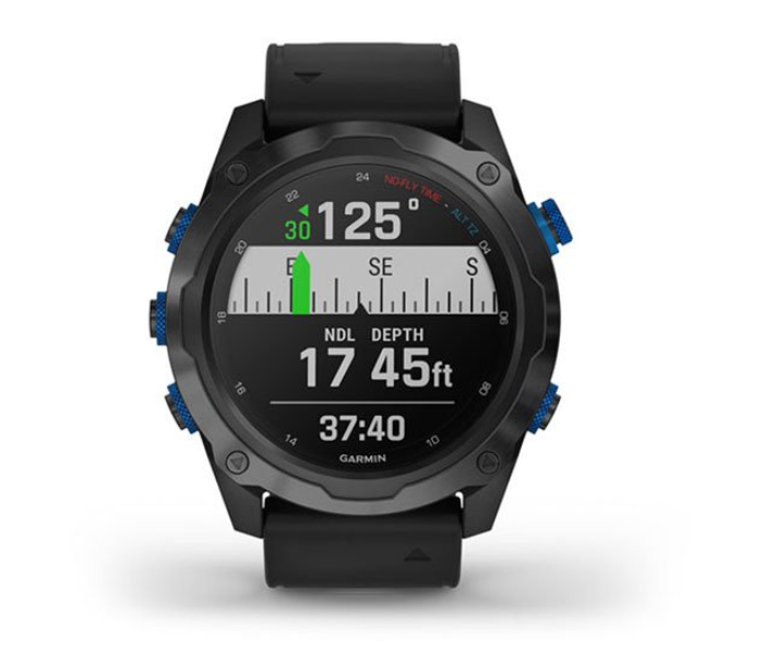 Garmin 010-02132-11 Descent Mk2i Titanium Carbon Grey DLC with Black Band - Zoom Image 8