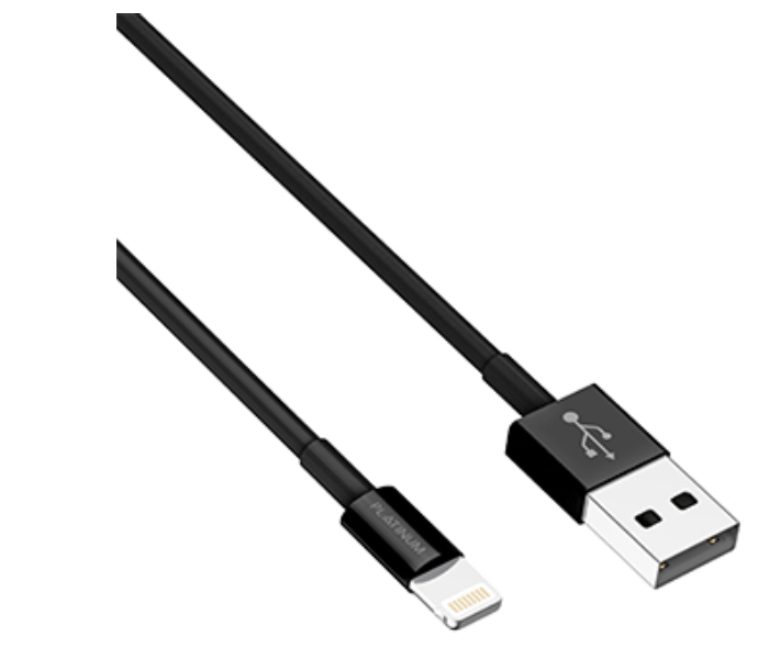 Platinum P-CBVTL1BK Vital Series 1.2M Lightning Cable - Black - Zoom Image 2