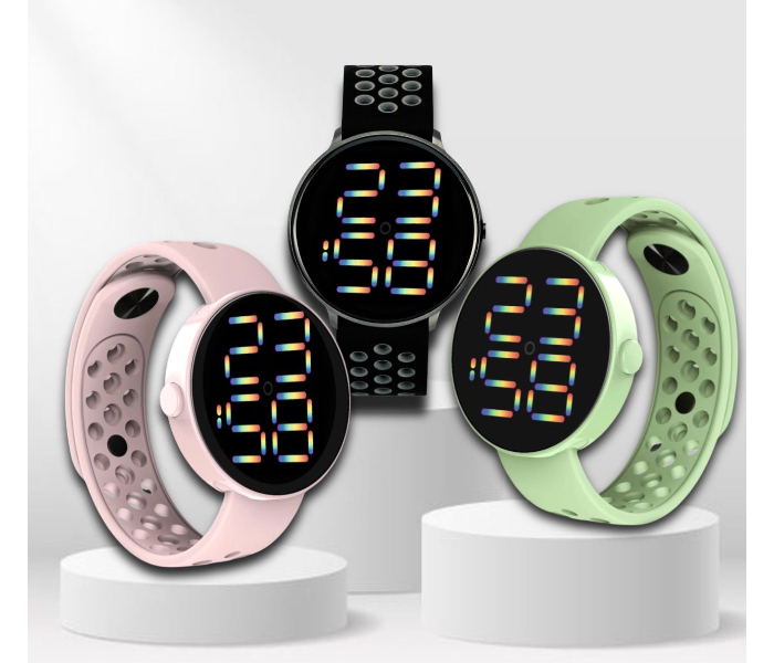 Fitbit Pack Of 3 Unisex Digital Touch Smart Watch - Zoom Image