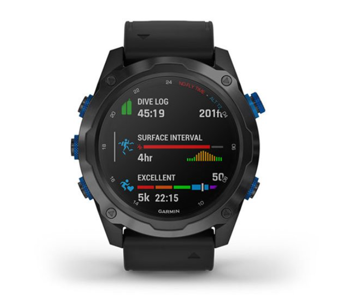 Garmin 010-02132-11 Descent Mk2i Titanium Carbon Grey DLC with Black Band - Zoom Image 9