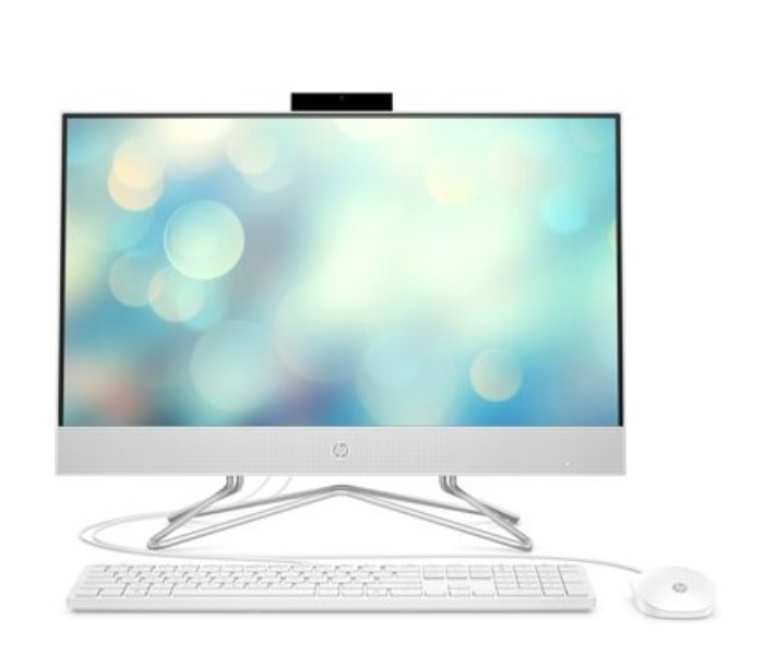 HP 4G1K8EA All-In-One PC 24-DF1060NH 23.8 Inch FHD Intel Core i3 1115G4 Processor 4GB DDR4 RAM 256GB SSD Integrated Intel UHD Graphics DOS - White - Zoom Image