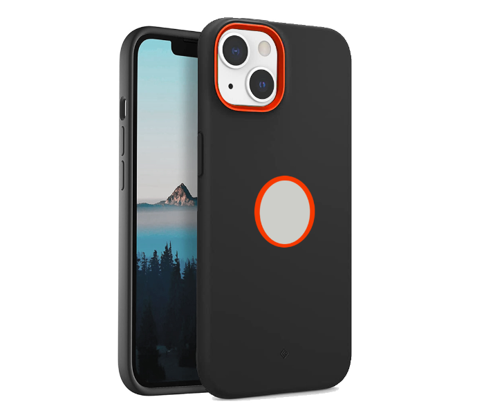 Trands IPHC-467 iPhone 13 Mini Back Case - Black - Zoom Image 2