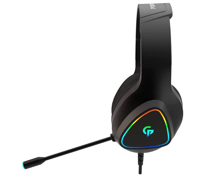 Porodo PDX414-BK Wired Gaming Headphone - Black - Zoom Image 4