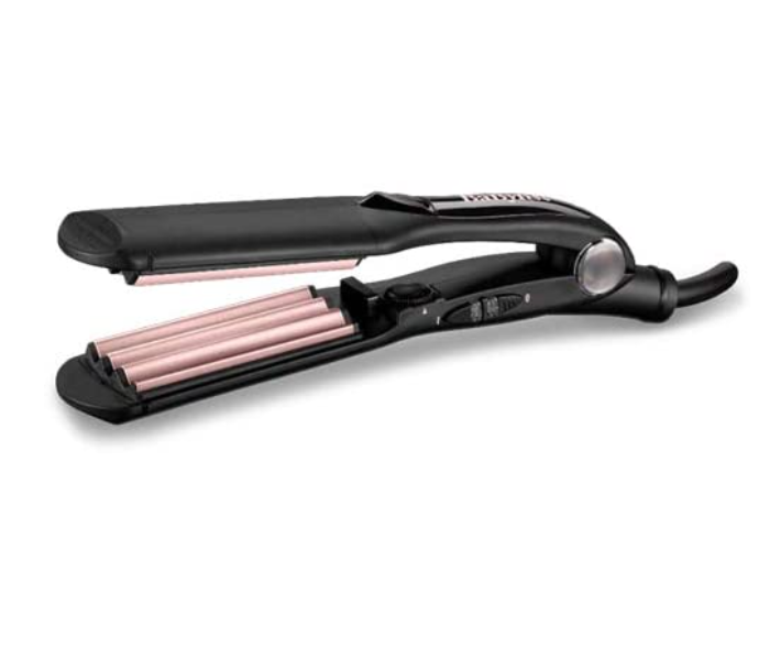 Babyliss 2165SDE 35mm Tourmaline Ceramic Crimping Plates Hair Straightener - Black And Pink - Zoom Image 2