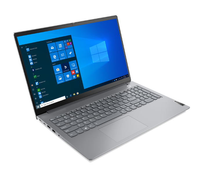 LENOVO THINKBOOK 15-G2- 20VE001GAX 15.6 Inch FHD Intel Core i7-1165G7 Processor 8GB DDR4 RAM 1TB HDD 2GB NVIDIA GeForce MX450 GDDR6 Graphics - Silver - Zoom Image 3