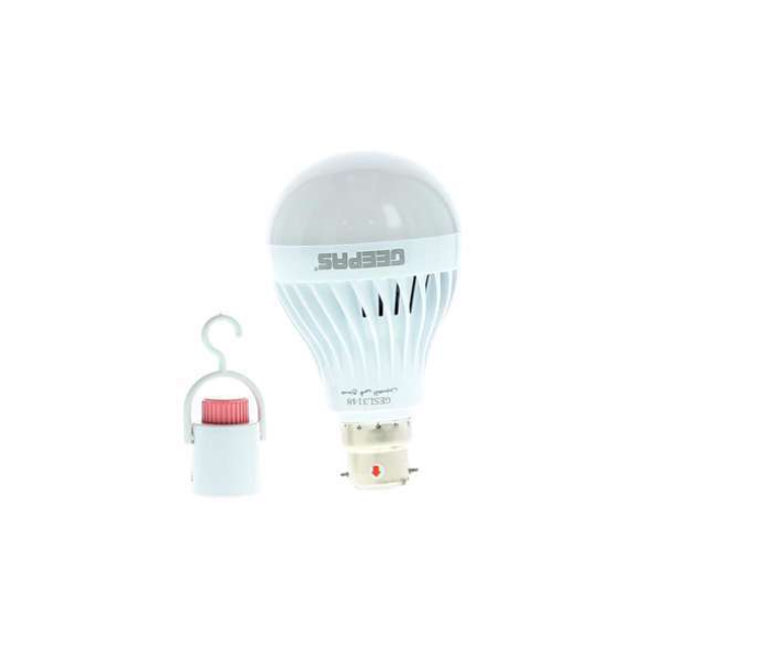 Geepas GESL3148 Rechargeable LED Bulb - White - Zoom Image 2