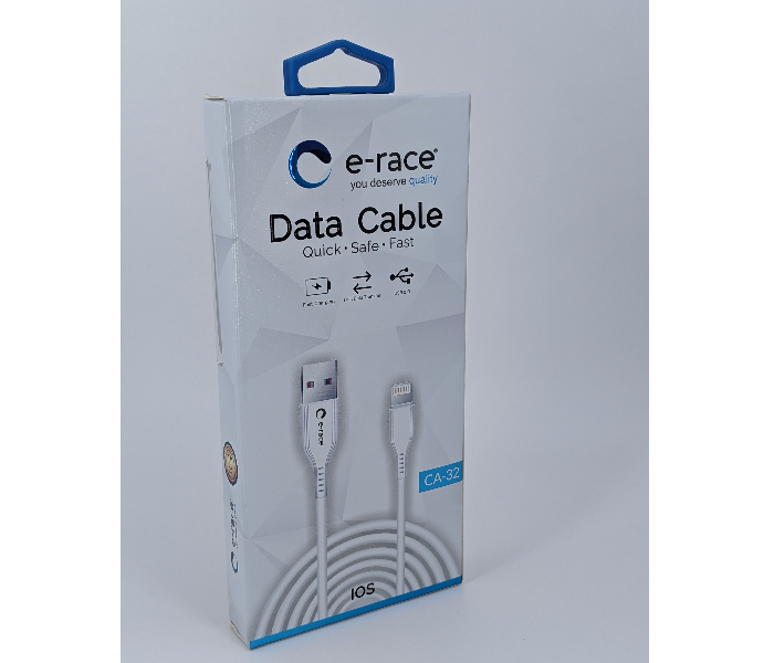 E-Race CA-32 Data Cable for iphone - White - Zoom Image 3