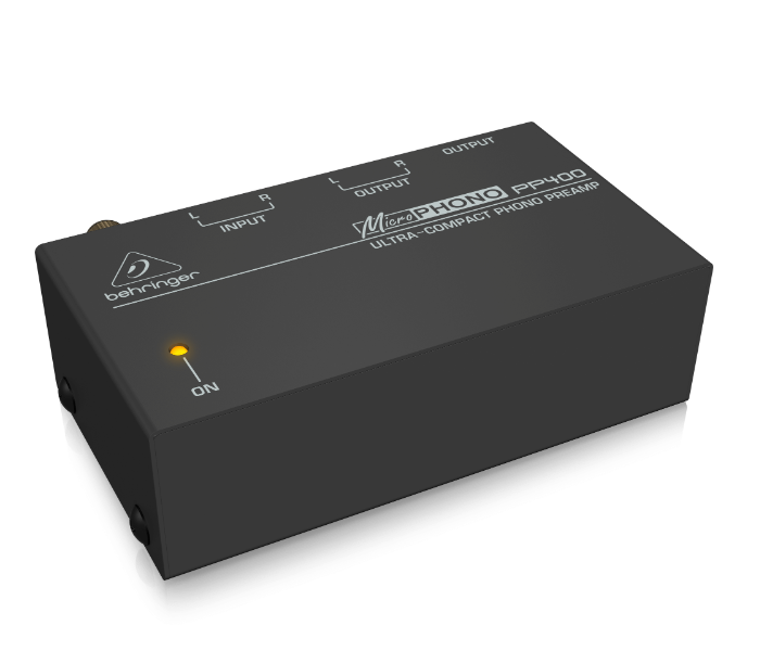 Behringer Microphono PP400 Ultra-Compact Phono Preamp - Black - Zoom Image 2