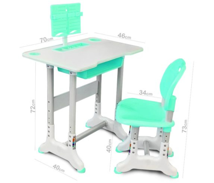 543-1 Adjustable Study Table for Kids - Blue - Zoom Image