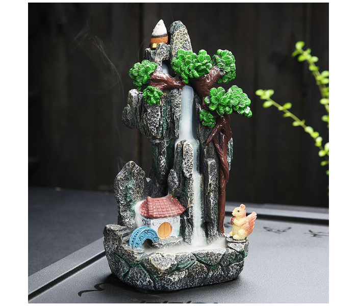 Generic Fountain Incense Burner Aromatize Resin Indoor Waterfall Incense Burner Home Decoration - Zoom Image 1