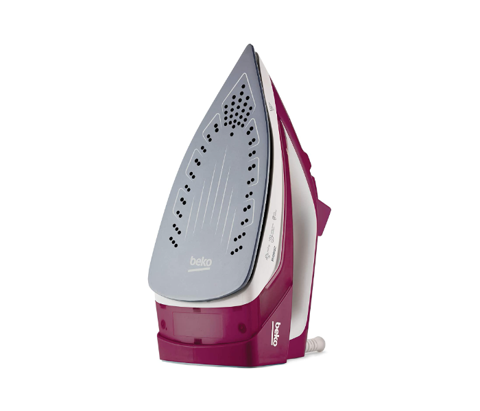 Beko SIM 3126 R  Iron Box Ceramic Sole Anti-Limescale Automatic Shut-Off - Burgundy - Zoom Image 3