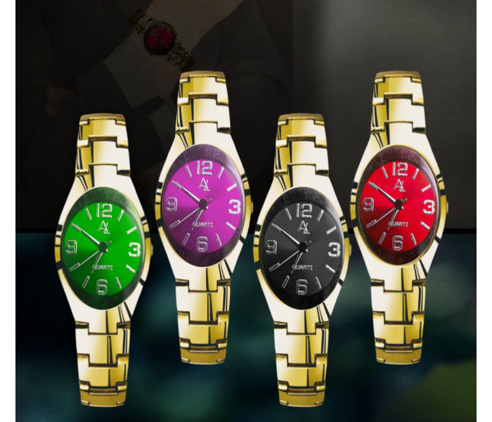 4 Piece Fashion Unique Watch for Women - Zoom Image